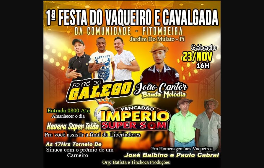 festa do vaqueiro jardim do mulato