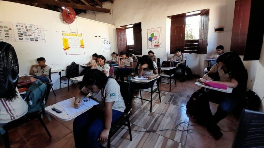 Alunos do Educandário Menino Jesus participam da primeira fase da 19ª OBMEP