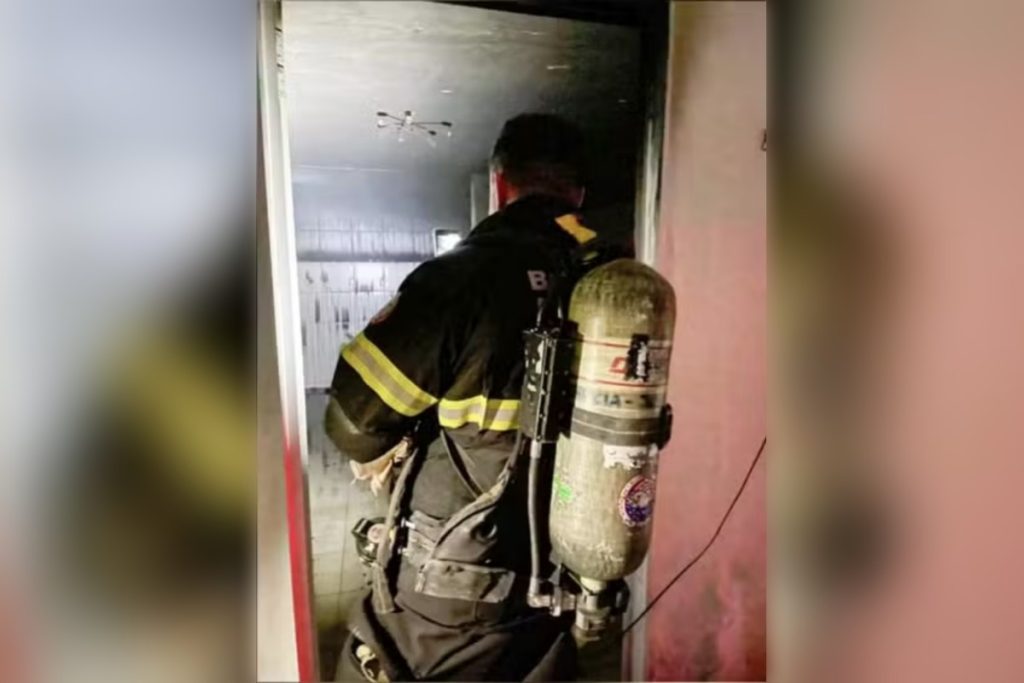 homem preso incêndio Fortaleza