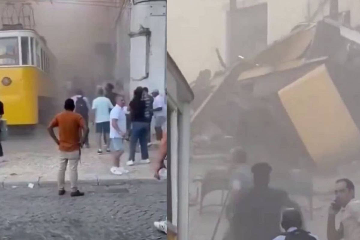 Falha técnica provoca descarrilamento no Elevador da Glória